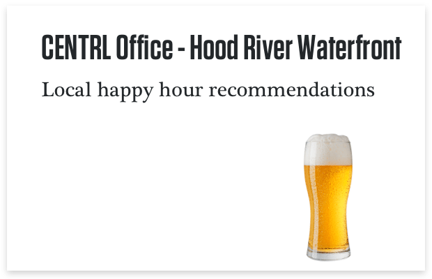 CENTRL Office Local Happy Hour Recommendations